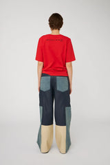 Printed T-Shirt in Flame Red