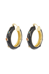 Retro Prism Hoop Earrings