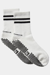 Pilates Grip Socks in White