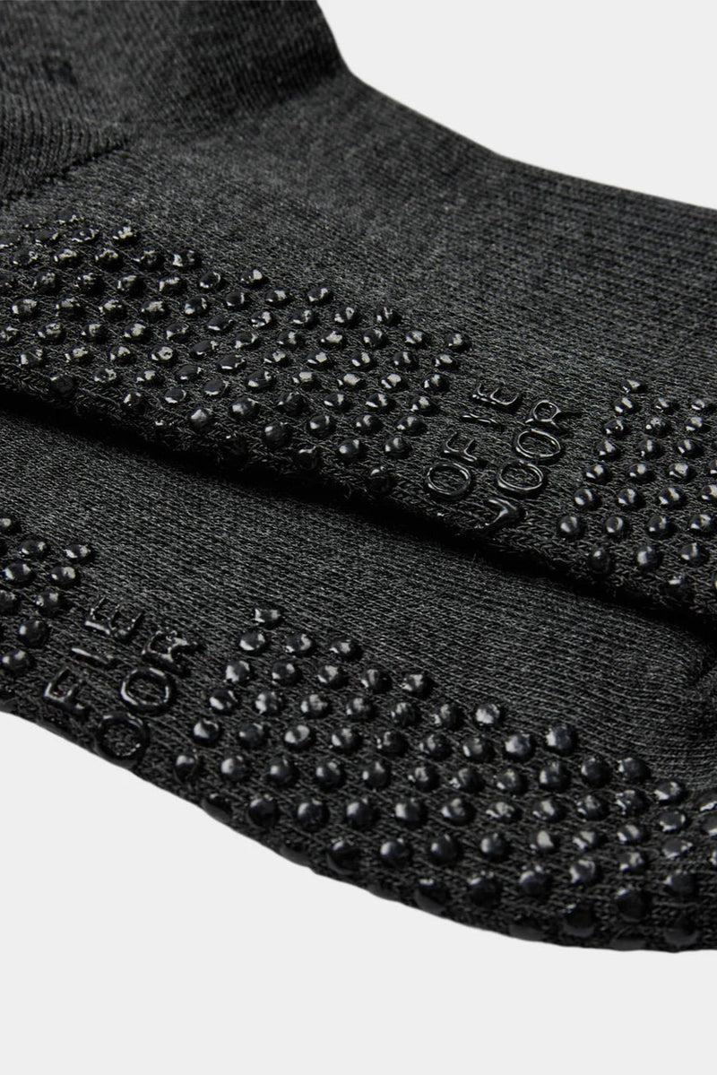 Pilates Grip Socks in Dark Grey