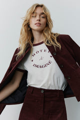 Zuri Jacket in Burgundy
