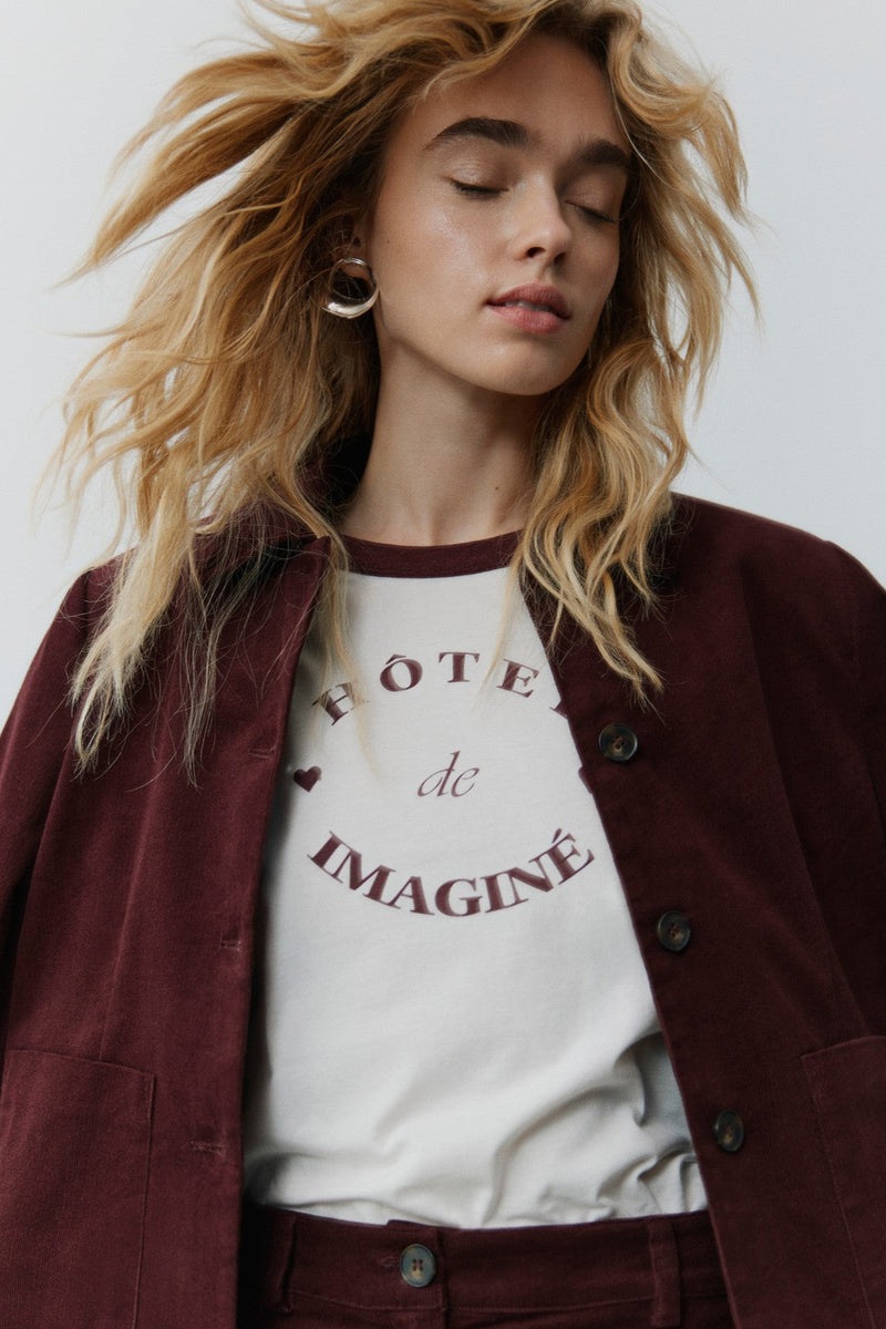 Zuri Jacket in Burgundy