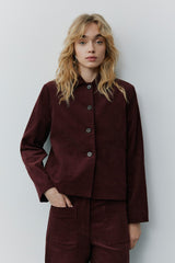 Zuri Jacket in Burgundy