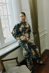 Havana Barrel Jean in Floral Mix