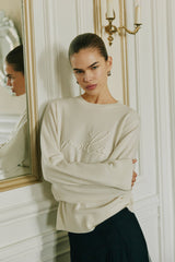'Voila' Knit Jumper in Off White