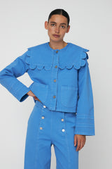 Sailor Jacket in Coral Blue