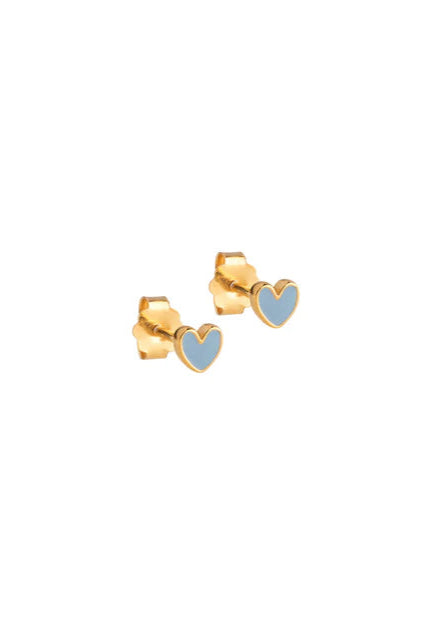 Amore Studs in Blue