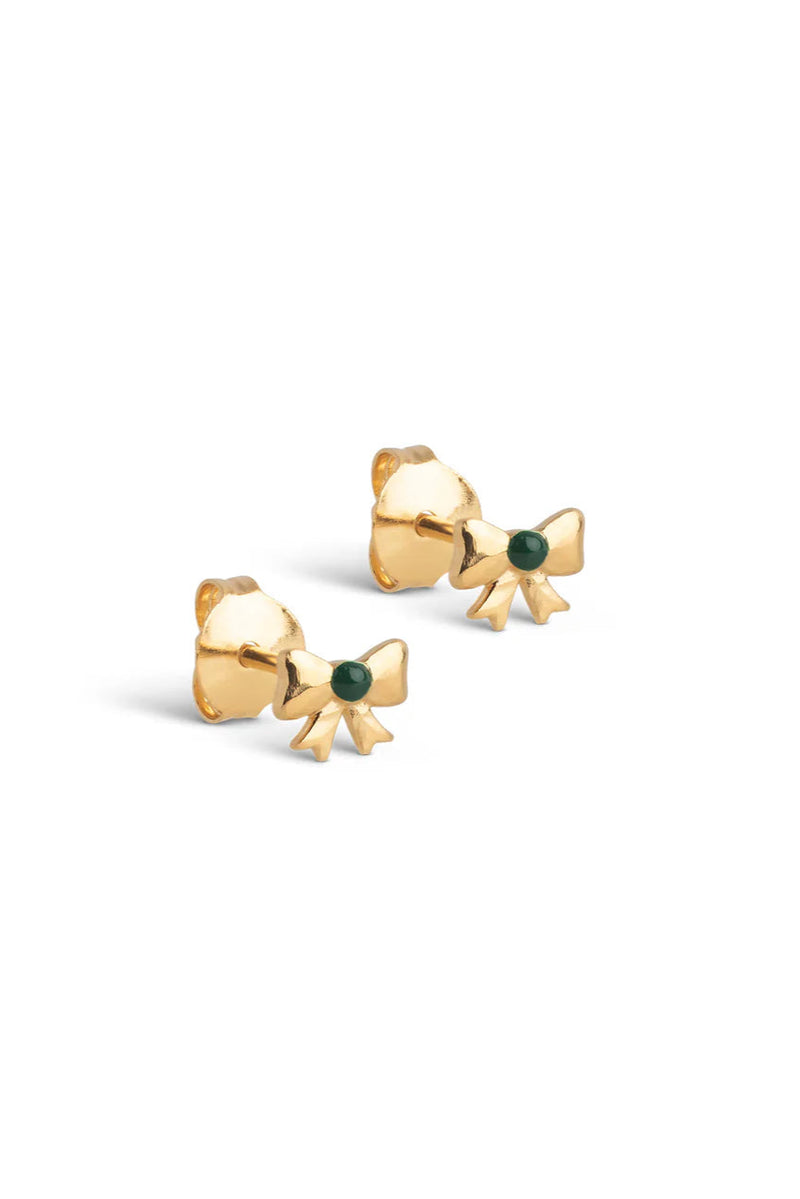 Bow  Studs in Green