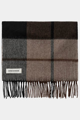 Wool Scarf in Brown Mix