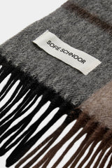 Wool Scarf in Brown Mix