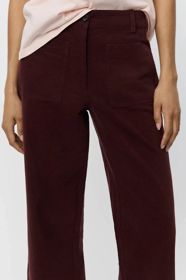 Toulouse Trousers in Burgundy