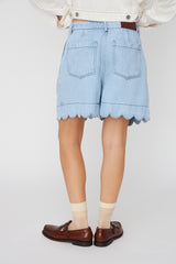 Soft Denim Shorts