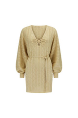 The Moss Dress in Gold