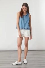 Tobi Tank Top in Summer Sky