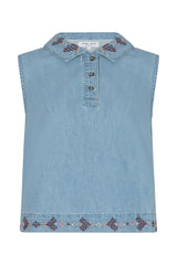 Tobi Tank Top in Summer Sky