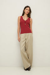 Ribbed Knit Top