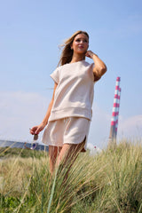 Harmony Sweatshirt and Short Set in Sunset