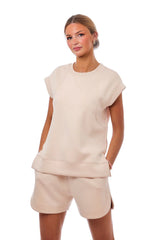 Harmony Sweatshirt and Short Set in Sunset