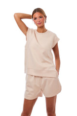 Harmony Sweatshirt and Short Set in Sunset