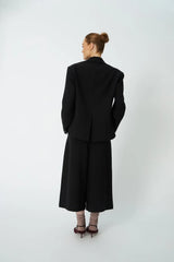 Tuxedo Blazer in Black