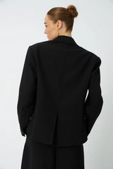 Tuxedo Blazer in Black