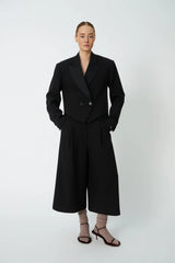 Tuxedo Blazer in Black