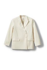 Harpir Boxy Blazer in Off White