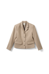 Short Blazer in Light Sand