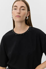 Vera  T-shirt in Black