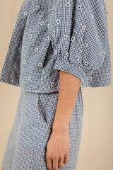 Vida Reversible Jacket in Navy/ Lemon Zest