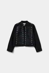 Valette Jacket in Washed Black
