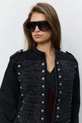 Valette Jacket in Washed Black