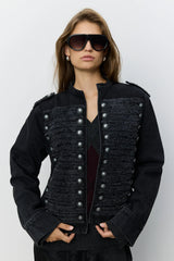 Valette Jacket in Washed Black