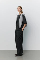Vera Boxy T-Shirt in Washed Black