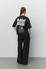 Vera Boxy T-Shirt in Washed Black