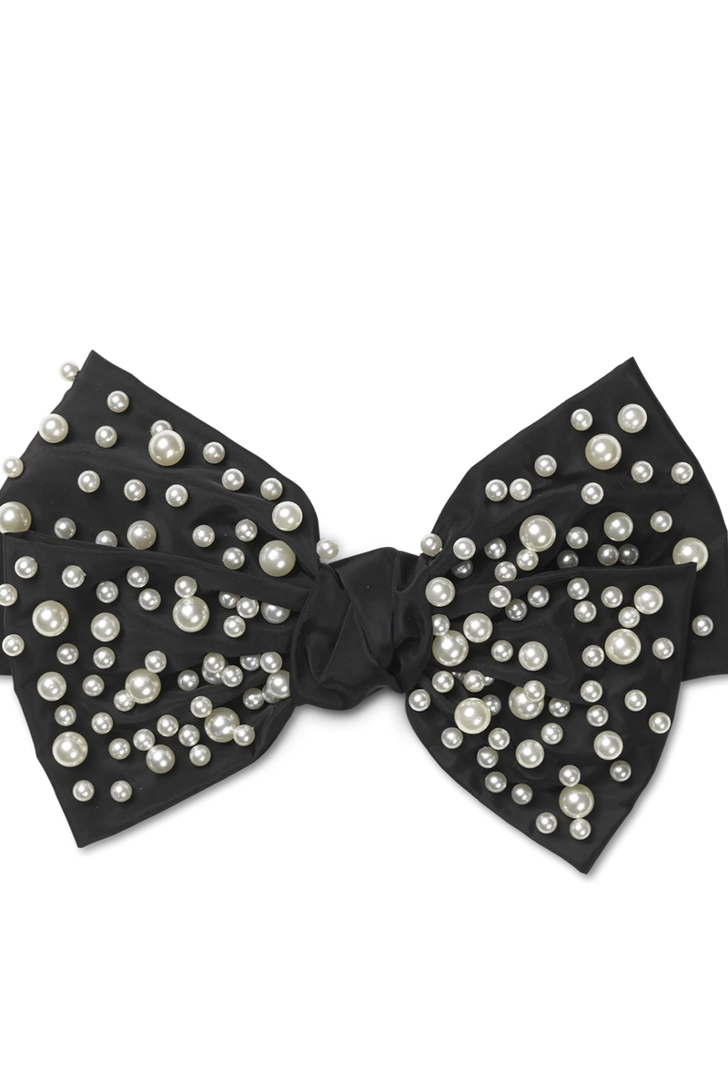 Pearl Embellished Bow