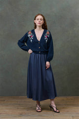 Lunami Embroidered Cardigan