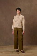 Raiana Knitted Jumper in Beige