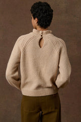 Raiana Knitted Jumper in Beige