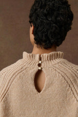 Raiana Knitted Jumper in Beige