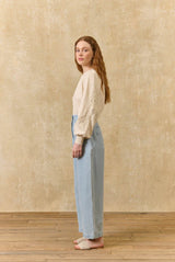 Almosi Denim Jeans in Bleach Wash