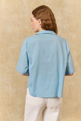 Emilius Shirt in Stone Blue