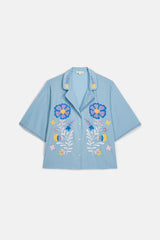 Emilius Shirt in Stone Blue