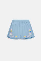 Maiwa Shorts in Stone Blue