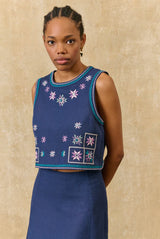 Irane Top in Midnight