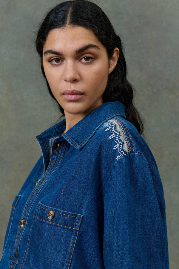 Ilayana Denim Blouse