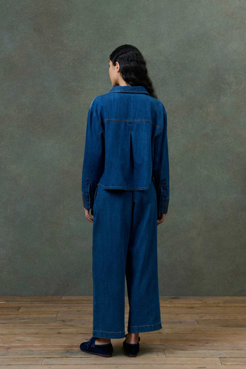 Ilayana Denim Blouse