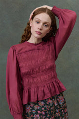 Haydee Blouse in Grape