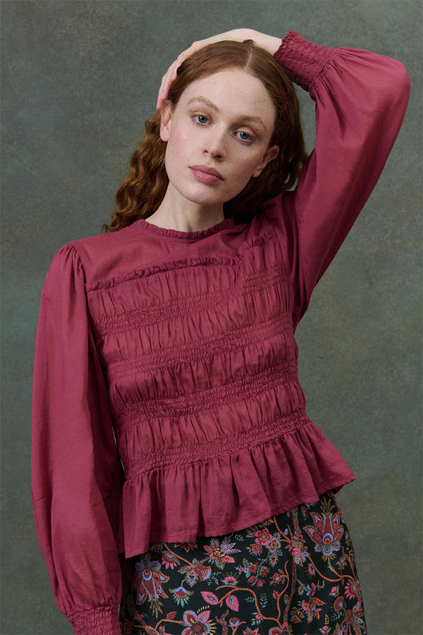 Haydee Blouse in Grape