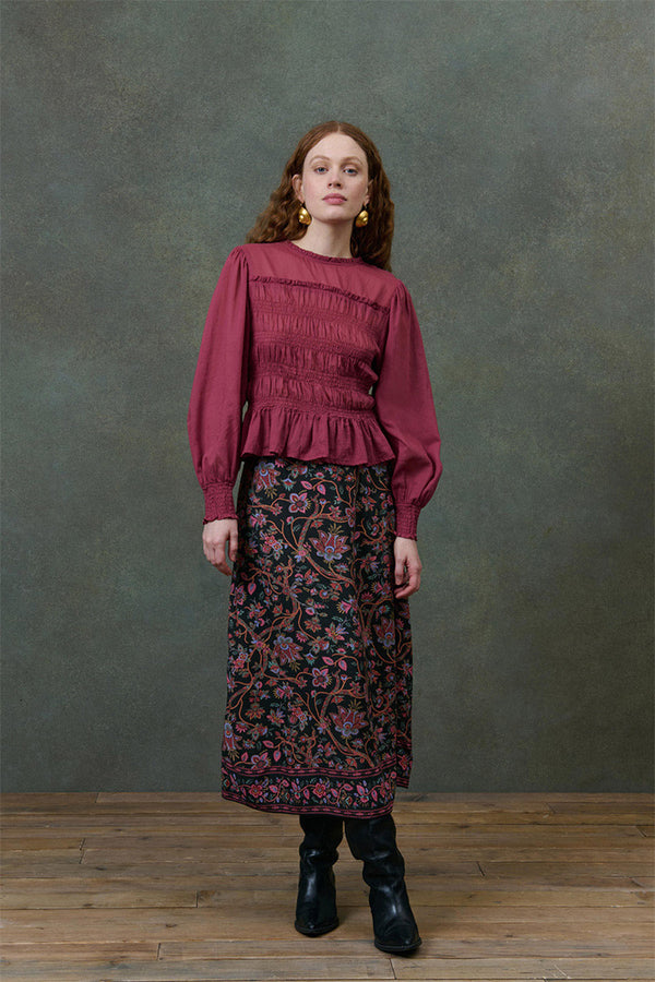 Haydee Blouse in Grape